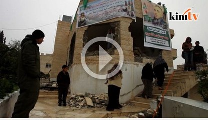 Download Video: Tentera Israel roboh rumah penduduk Palestin