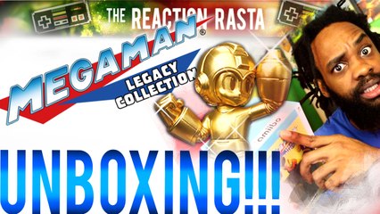 Megaman Legacy Collection UNBOXING! - GOLD MEGA MAN FAIL!