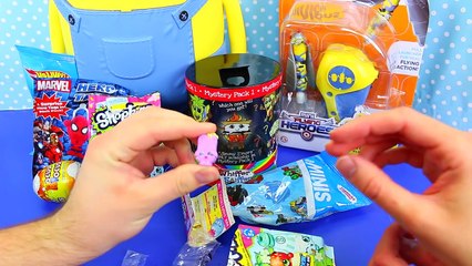 Tải video: GIANT Minions Surprise Toys Kevin + Marvel Superheroes, Shopkins Blind Bags & Thomas DisneyCarToys