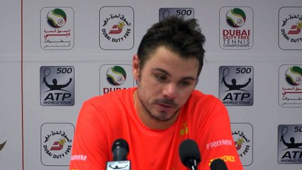 Dubaï - Wawrinka : ''J’ai réussi à gagner sans bien jouer''