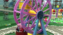Peppa Pig Play Doh Kids Thomas The Tank Theme Park Train Ride Balloon Ride Winnie The Pooh Playdough