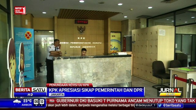 KPK: Belum Saatnya Parlemen Revisi UU KPK