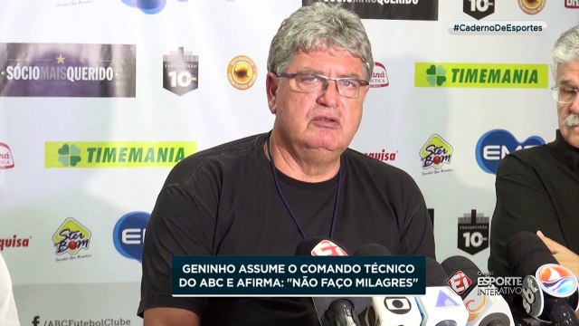 Geninho é apresentado como novo técnico do ABC