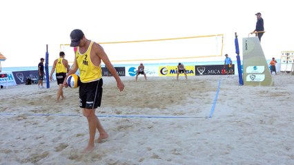 1 POL vs POL Kadziola/Szalankiewicz vs Kosiak/Rudol (17-21, 34-36)
