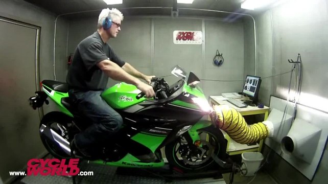 2013 Kawasaki Ninja 300 gets Dyno Tested