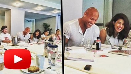 Priyanka Chopra Snapped With 'Baywatch' Team