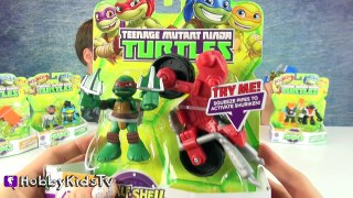 TMNT Half-Shell Hero MEGA Toy Play! Teenage Mutant Ninja Turtles by HobbyKidsTV