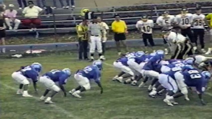 Football Player Makes Touchdown