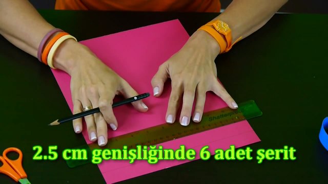 Kağıt katlama Dünya kadınlar günü hediyesi KALP