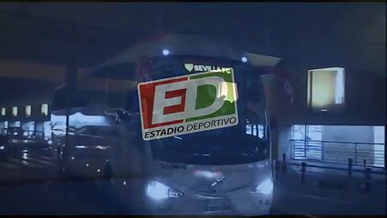Salida del Sevilla F.C. hacia Turín