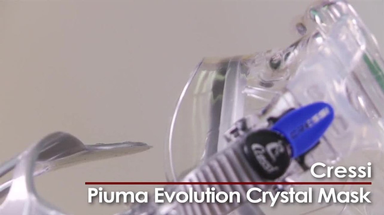 60:Second ScubaLab: Cressi Piuma Evolution Crystal Mask