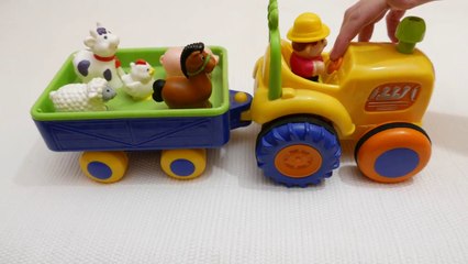 Tractor Niños Peppa Pig y animales de la granja en Español