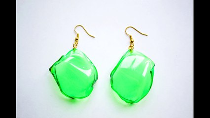 Сережки Из Пластиковой Бутылки
