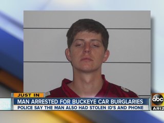 Man arrested for Buckeye car burglaries