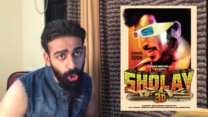 SHOLAY 3D TRAILER REACTION REVIEW #AMITABH BACHACHAN,AMJAD KHAN,DHARMENDRA