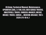 Ebook US Army Technical Manual Maintenance OPERATOR LEVEL 5-TON 6X6 M39 SERIES TRUCKS (MULTIFUEL)