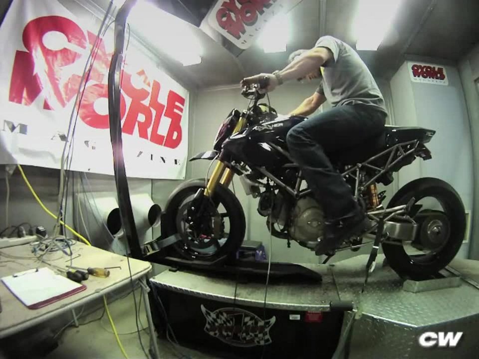 NCR Ducati Hypermotard Leggera 1200 Custom Dyno Run