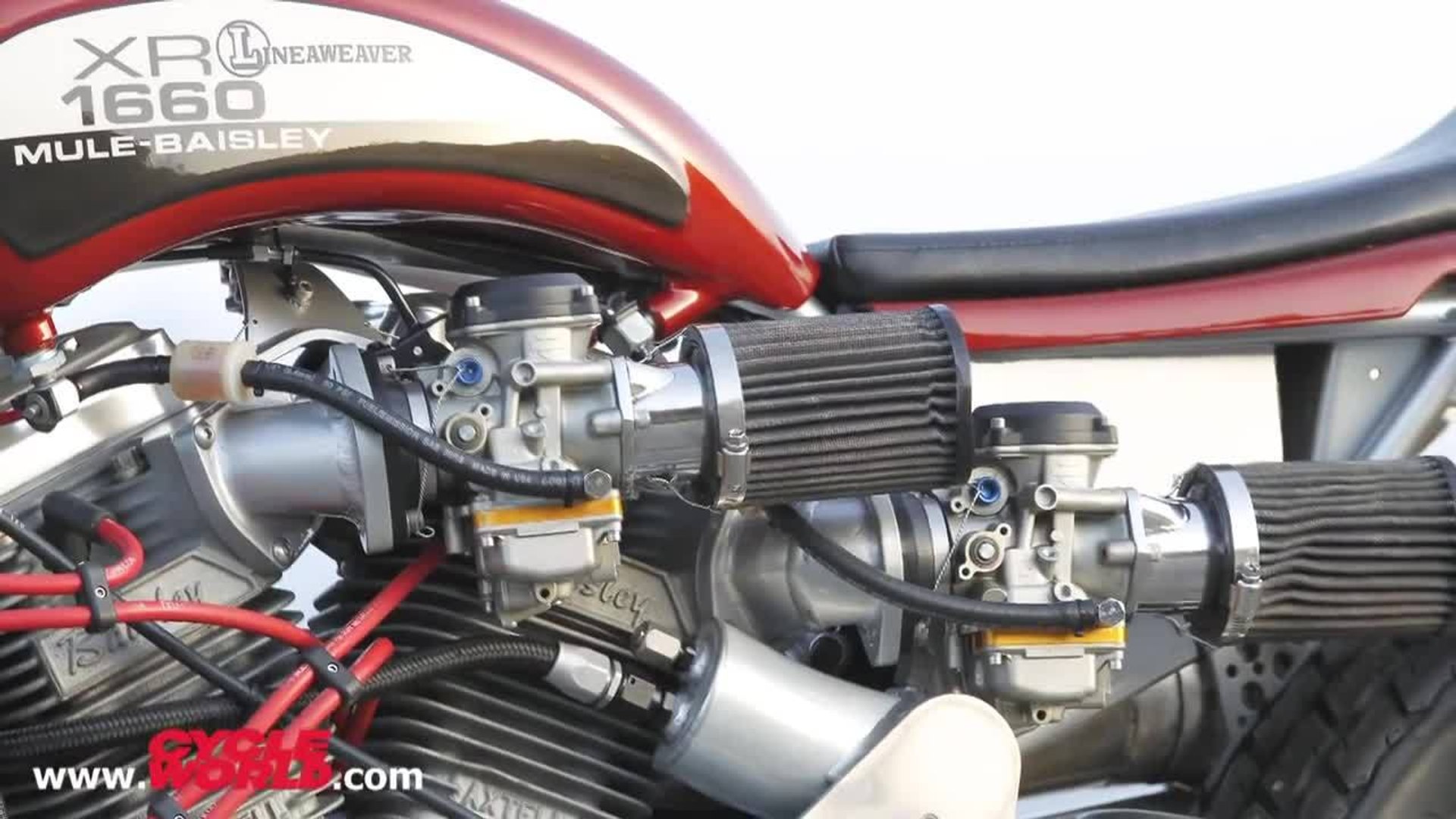 Mule Motorcycles Xr1660 Street Tracker Video Dailymotion