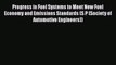 Book Progress in Fuel Systems to Meet New Fuel Economy and Emissions Standards (S P (Society