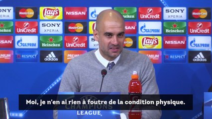 Guardiola : "Rien à foutre de la condition physique"