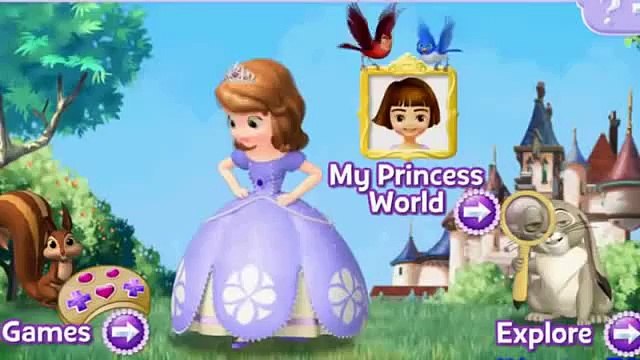 мультик София прекрасная игра детям одень принцессу Софию #1