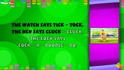 The Dog Says Bow Bow Lyrical Video | English Nursery Rhymes Full Lyrics For Kids & Children