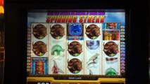JEWELS OF AFRICA Penny Video Slot Machine BUFFALO SPINNING STREAK and a BIG WIN Las Vegas