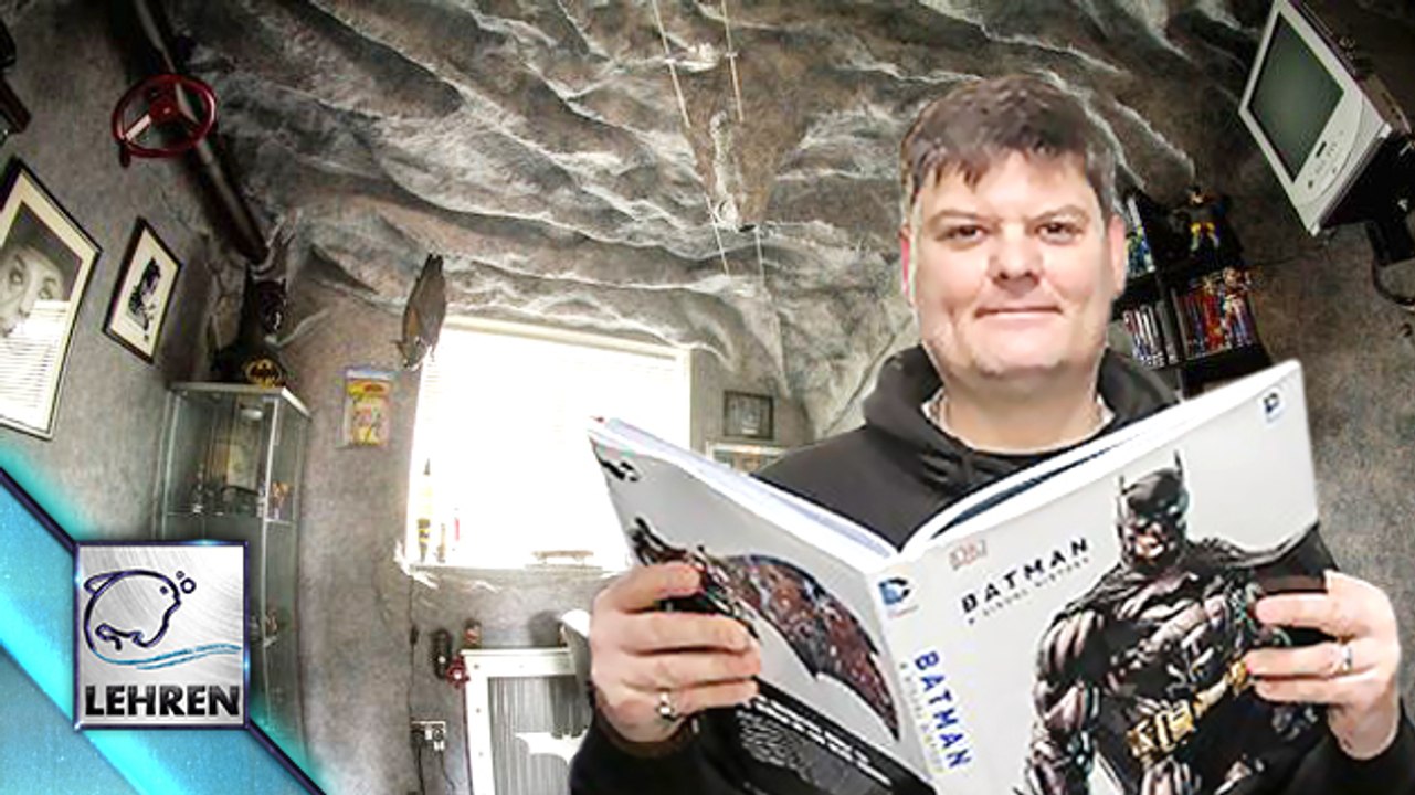 Batman Superfan Turns Bedroom Into BATCAVE!!
