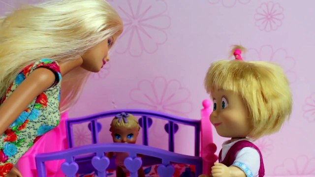 Маша и Медведь мультик с куклами Маша стала маленькой игрушки для детей на русском