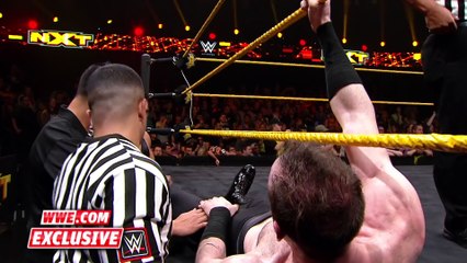 Aiden English is helped to the back׃ WWE.com Exclusive, November 11, 2015