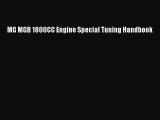 Ebook MG MGB 1800CC Engine Special Tuning Handbook Read Online