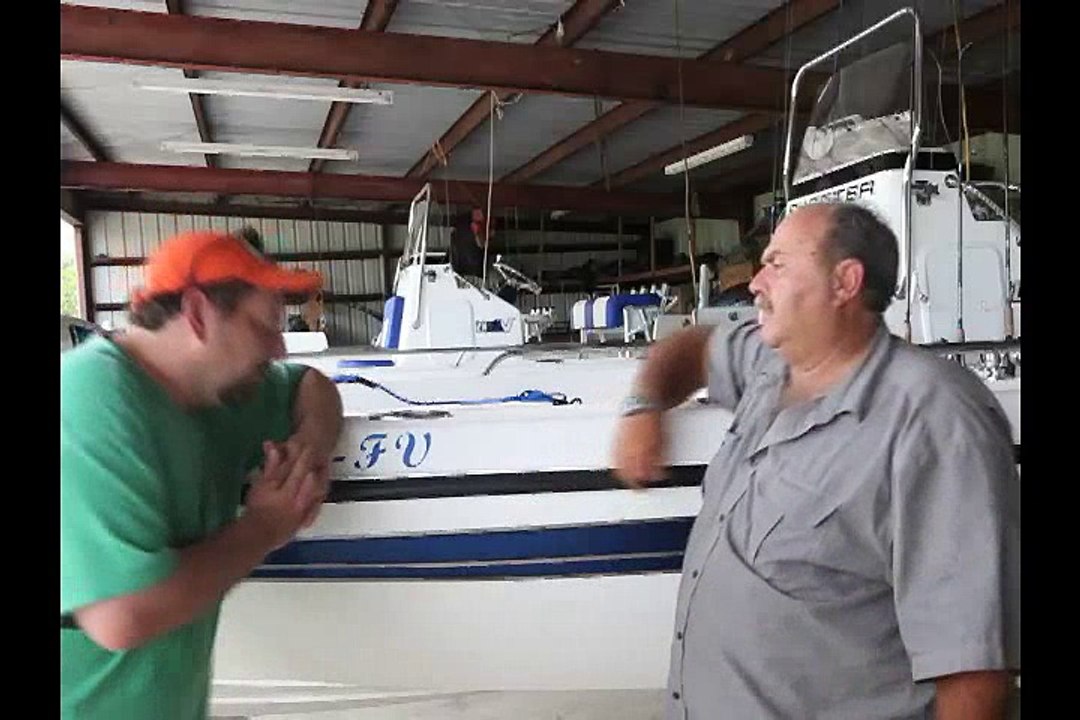 With Captain Bryan Dickenson