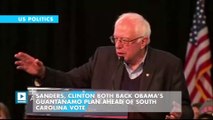 Sanders, Clinton both back Obama’s Guantanamo plan ahead of South Carolina vote