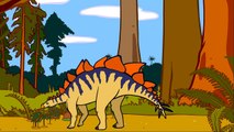 Stégosaure - Le Dictionnaire sur les dinosaures - Dessin animé éducatif