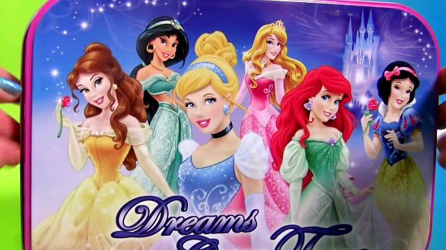 Disney Princesses Lunch Box Surprise Eggs From Frozen Elsa, Glitzi Globe, Pooh, Shopkins, Play Dough