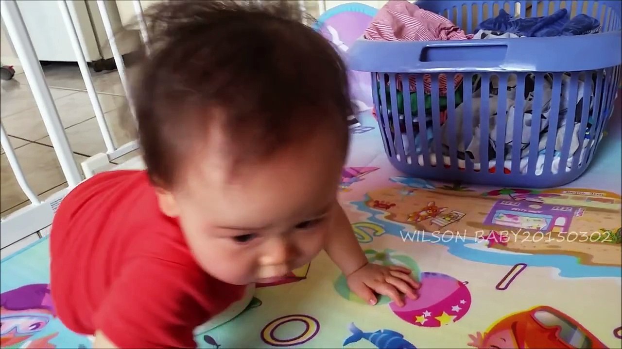 Day295 - Wilson Baby LOVES BRUSHING His Little Baby Teeth, MOOD Swing & more..