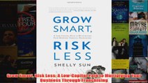 Download PDF  Grow Smart Risk Less A LowCapital Path to Multiplying Your Business Through Franchising FULL FREE