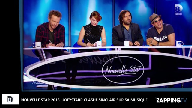 Nouvelle Star 2016 : JoeyStarr clashe Sinclair sur sa musique (Vidéo)
