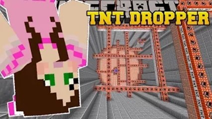 PopularMMOs PAT AND JEN Minecraft: DROPPING INTO TNT - TNT ESCAPE - Custom Map [2]