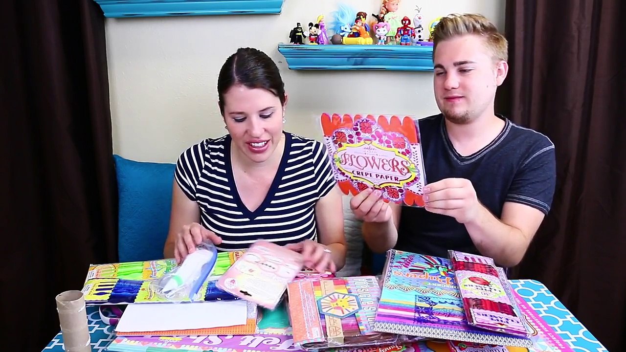 CRAFT CHALLENGE Made By Mommy Eeboo DIY Ice Cream Cone & Paper Flowers Decorations by Disn