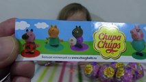 Свинка Пеппа Чупа Чупс шары с сюрприз открываем игрушки Peppa Pig Chupa Chups surprise balls toys
