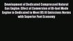 Book Development of Dedicated Compressed Natural Gas Engine: Effect of Conversion of Bi-fuel