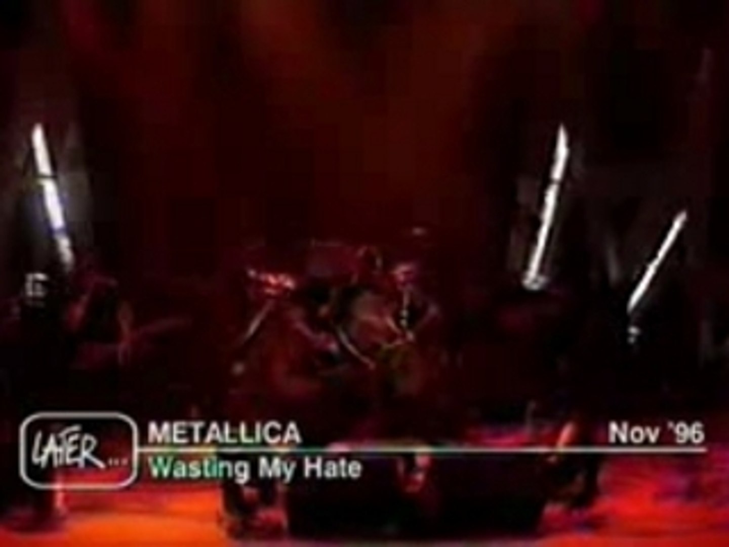 Metallica - wasting my hate - Vidéo Dailymotion