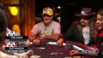 Gus Hansen gets it in bad against Tom Dwan in high stakes cash game