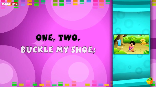 One Two Buckle Karaoke Version With Lyrics Cartoon/Animated English Nursery Rhymes For Kid