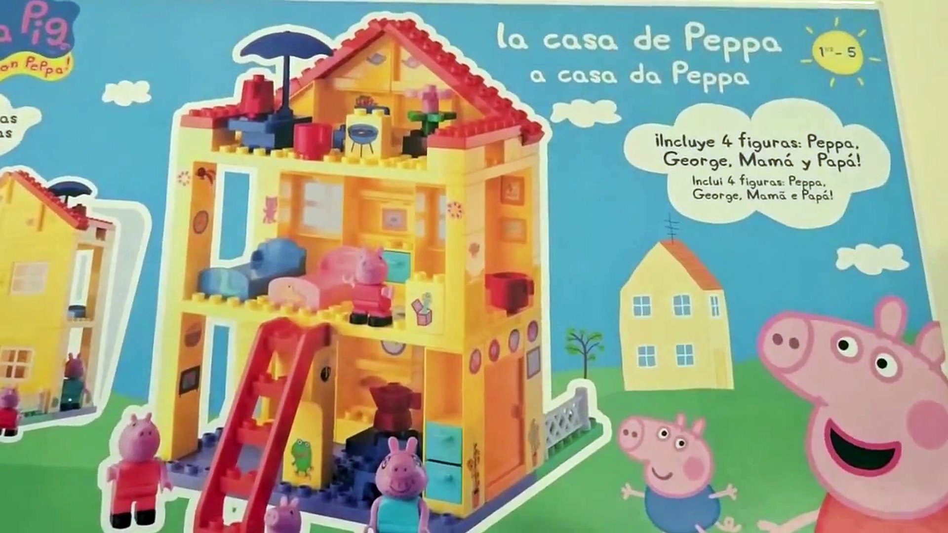 Peppa Pig Casa de Bloques de Construcciones | Mega House Construction Set -  video Dailymotion