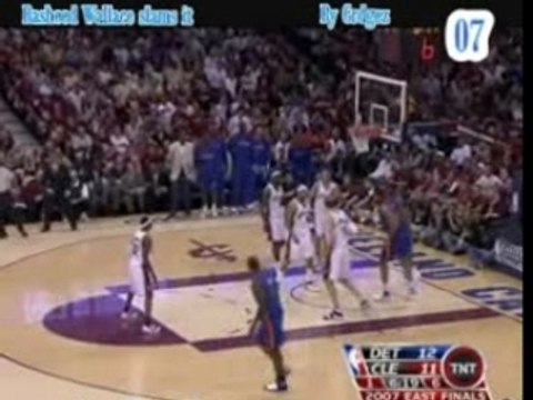 Rasheed Wallace slam Dunk VS Cleveland Cavaliers