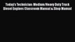 Book Today's Technician: Medium/Heavy Duty Truck Diesel Engines Classroom Manual & Shop Manual