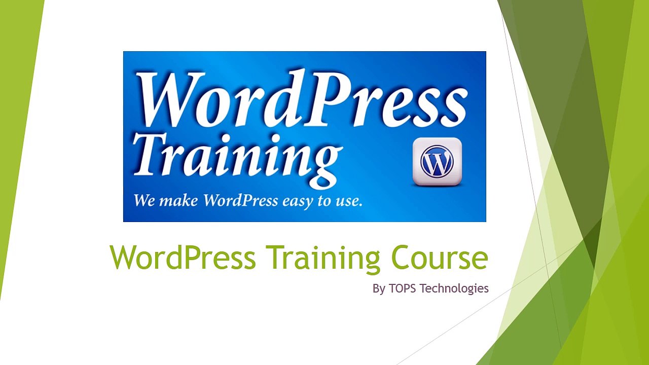 WordPress Training, WordPress Training Institut...