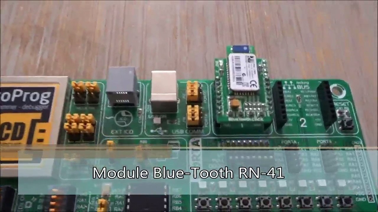 Module RN-41 avec PIC18F + App inventor2